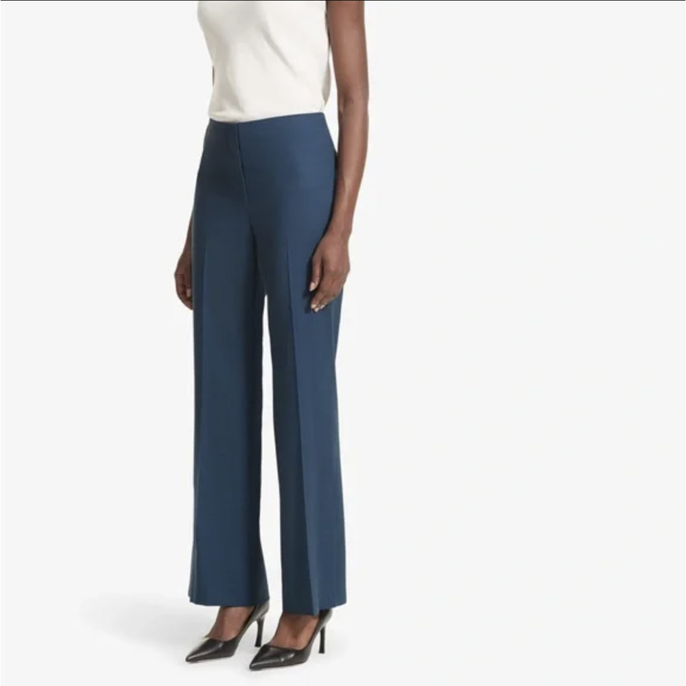 MM LaFleur - The Clooney Pant - Tropical Wool - Twilight